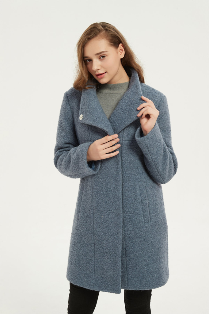 Discovering IKAZZ: Wool Coats for Women’s Asymmetrical Mid-Length Coat & Jacket